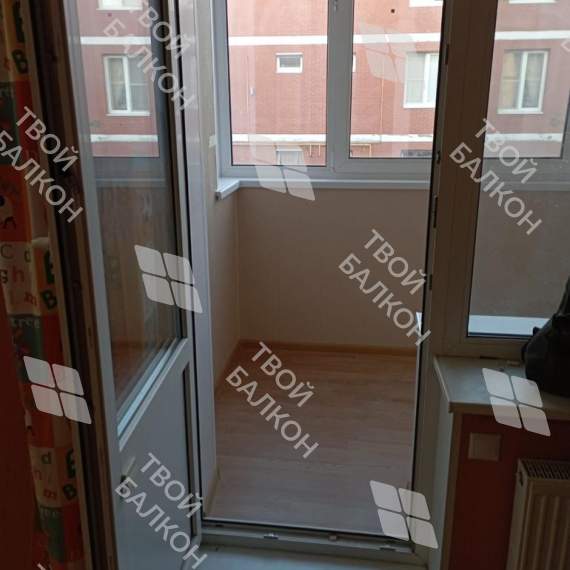 Остекление профилем Rehau и отделка балкона Остекление профилем Rehau и отделка балкона